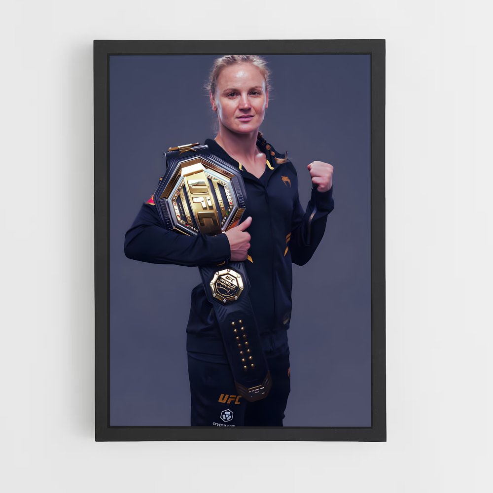 Poster Guerrière Éblouissante – affiche MMA (vue 2)